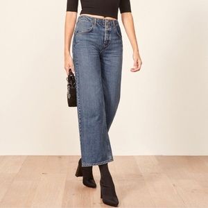 Reformation Louise Jean in Baltic wash